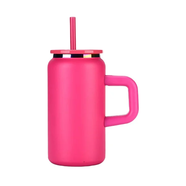 16oz வெற்றிட எஃகு நீக்கக்கூடிய கைப்பிடிகள் மூலம் குவளைகள் முடியும்
